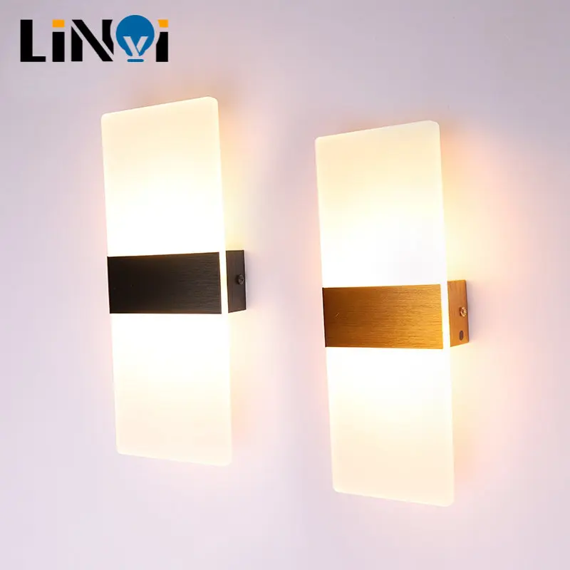 

LED Bedroom Light Balcony Aisle Wall Lamp Corridor Wall Sconce Indoor Radar Motion Sensor Modern Led Acrylic Wall Lights