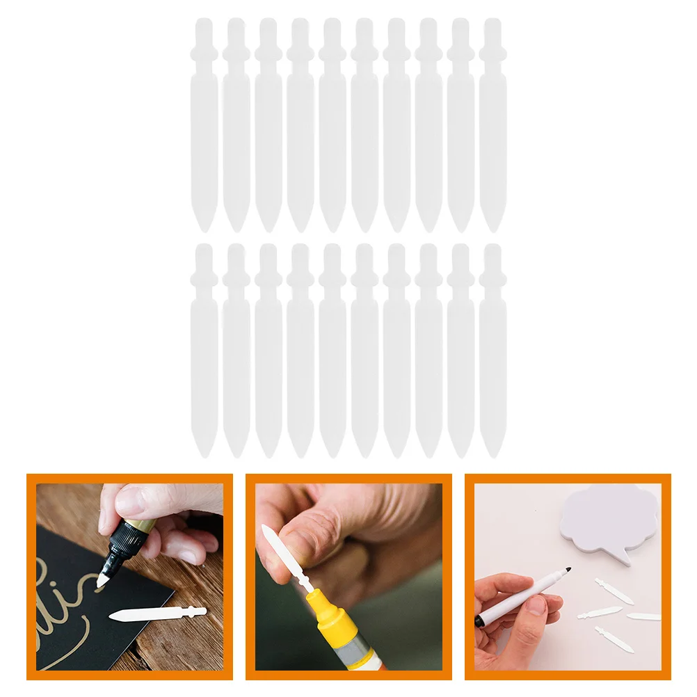 

25 шт., стержни для ручек, белые