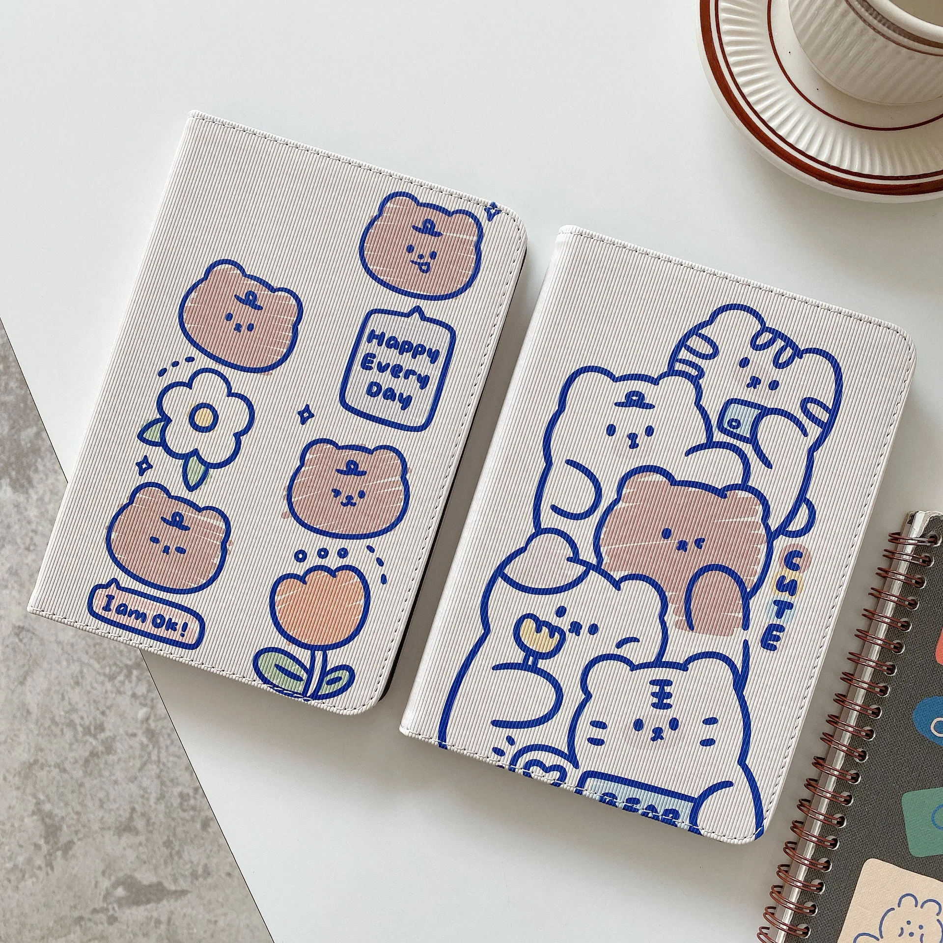 

New Cartoon Protective Cover for Ipad 9.7 10.2 10.5 Air 5 Mini 1 2 3 4 5 6 Cute Anti-fall Flip Leather Shell Shockproof Sleeve