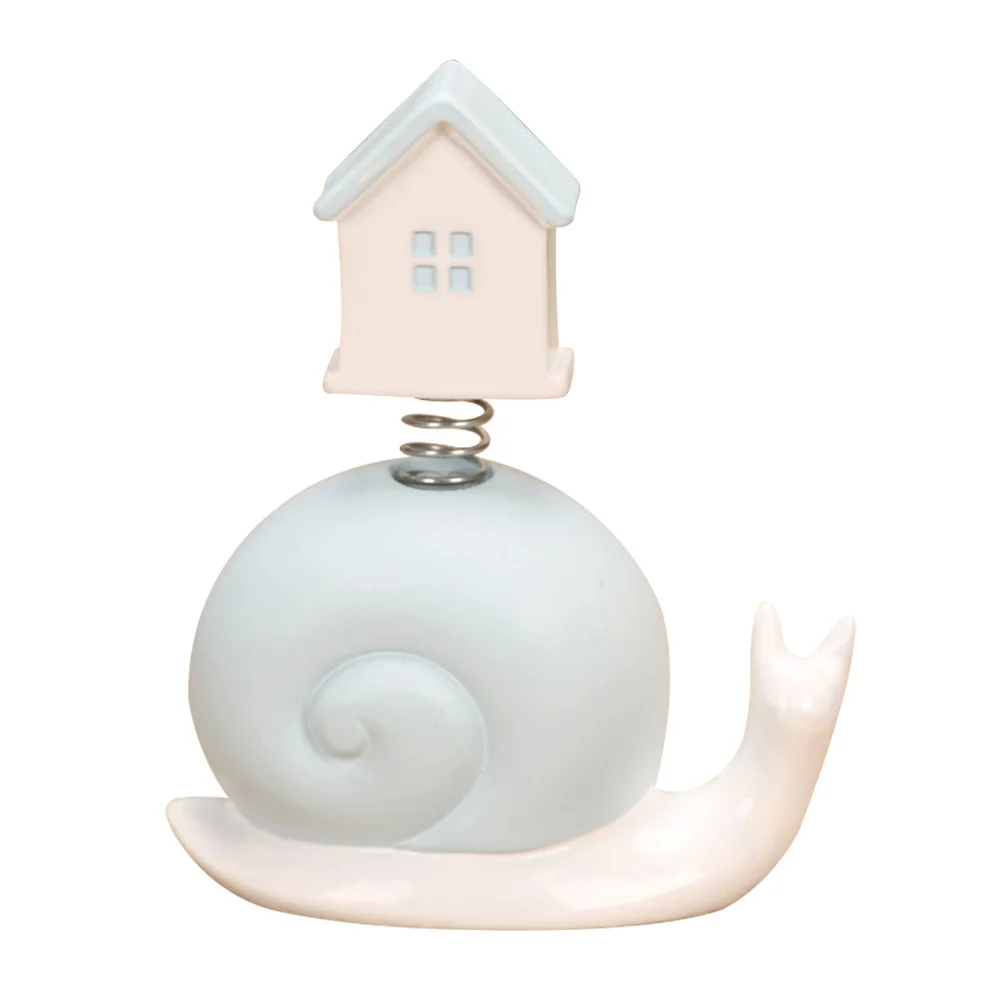 

Snail Toy Shaking Head Car Dashboard Cartoon Figurine Interior Animal Figures Dancing Resin Model Decoration Miniature