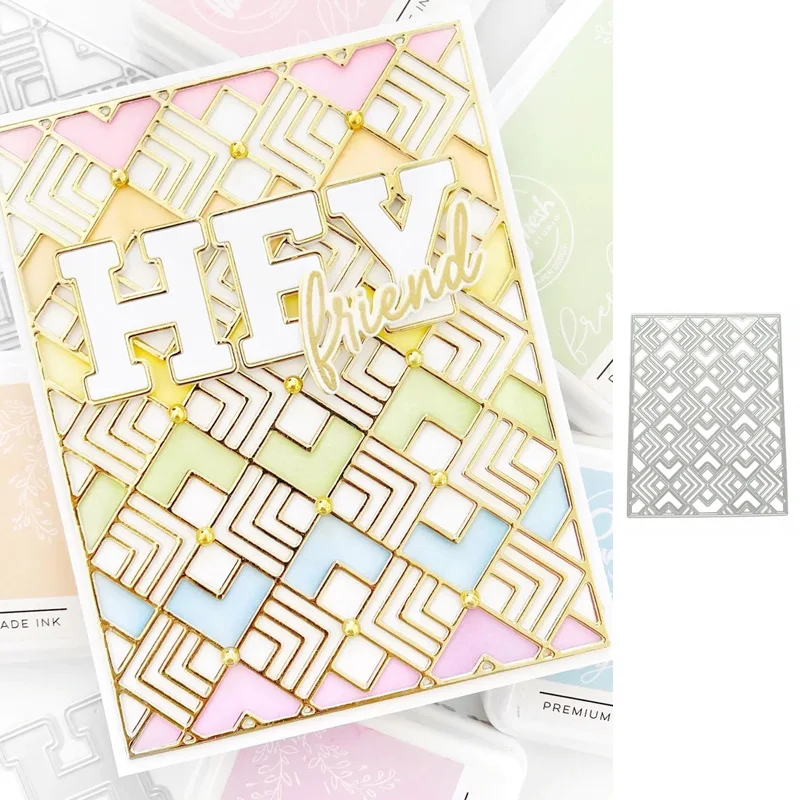 

Star Wreath Frame Metal Cutting Dies New 2022 Stencils Die Cut for DIY Scrapbooking Album Paper Card Embossing