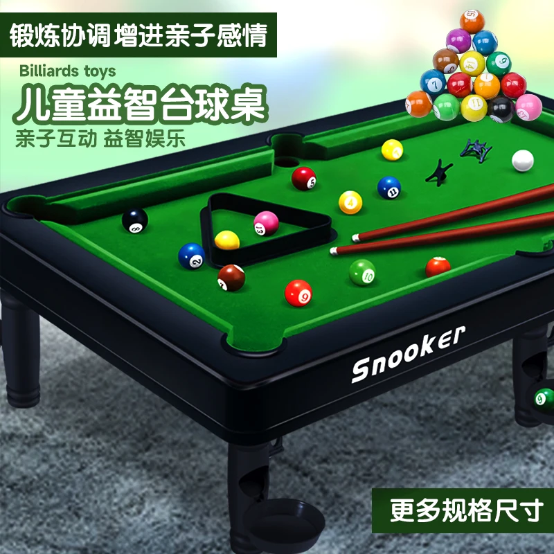 Mini Ball Billiards Snooker Home Party Montessori Sports Table Game Kids Toys Parent Child Interaction Boys Gift