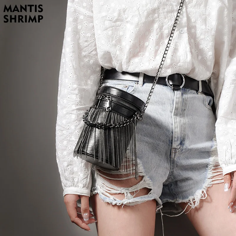

Retro Women Bag Tassel Bucket for Women Vintage Crossbody Bags Designer Black Versatile Messenger Shoulder Pack Fashion Handbags