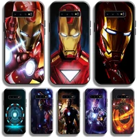 marvel iron man phone case for samsung galaxy s10 s10 plus s10 lite s10e samsung s10 5g coque funda carcasa back silicone cover