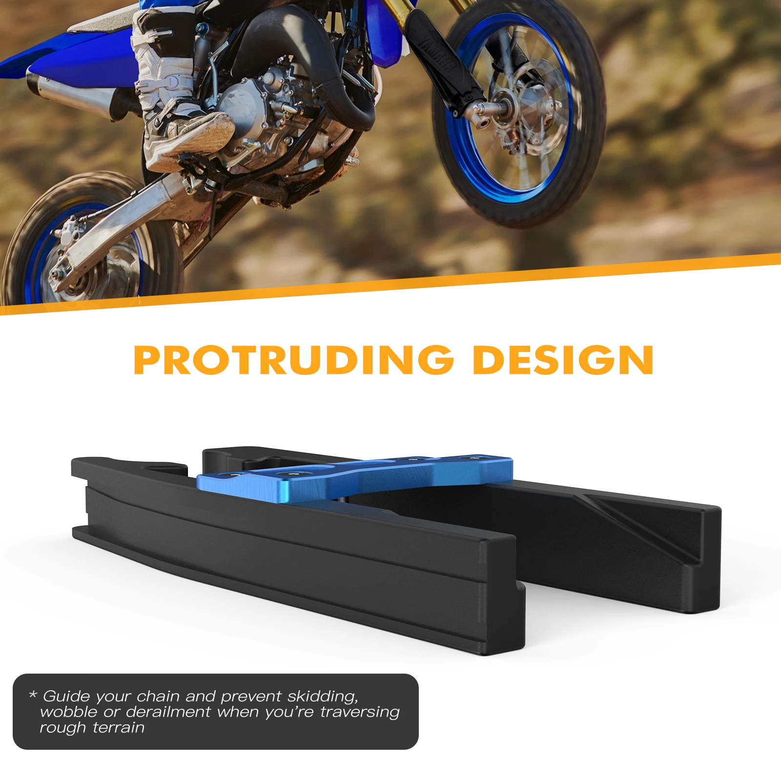 Направляющая цепи для Yamaha YZ 85 YZ85 2002-2021 2020 2019 2018 2017 2016 2015 Team 2014-2011