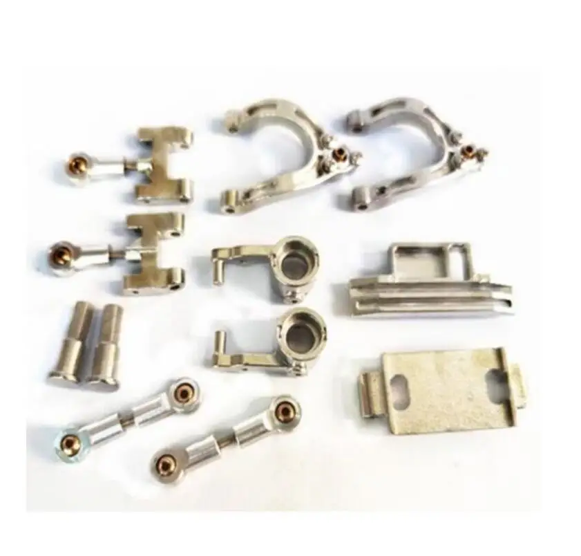 WPL D-12 D12 D16 радиоуправляемые автомобильные запасные части модернизированная металлическая чаша рулевого управления Верхний поворотный рычаг нижний поворотный рычаг шаровой шарнир волновая коробка крышка масляная сковорода