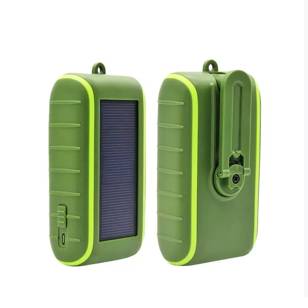 

5V 1A 8000mah Newest High Quality Solar Power Bank Mobile Power Pack Safe Reliable Emergency Hand-cranked Device