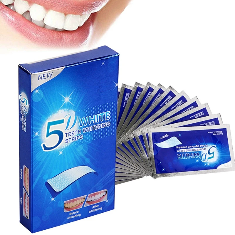 

3D/5D Oral Hygiene Care Gel Dentist Teeth Whitening Strip Dental Kit Strip Denture Veneer Whitening Gel Mondhygiëne