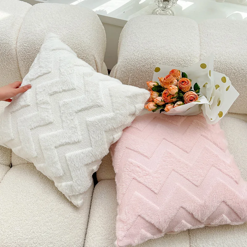 

Modern Chair Cushions Cover Pillowcase Kawaii Throw Cute Plush Pillows Large Sofa Cojines Elegant Home Decorations Minimalist