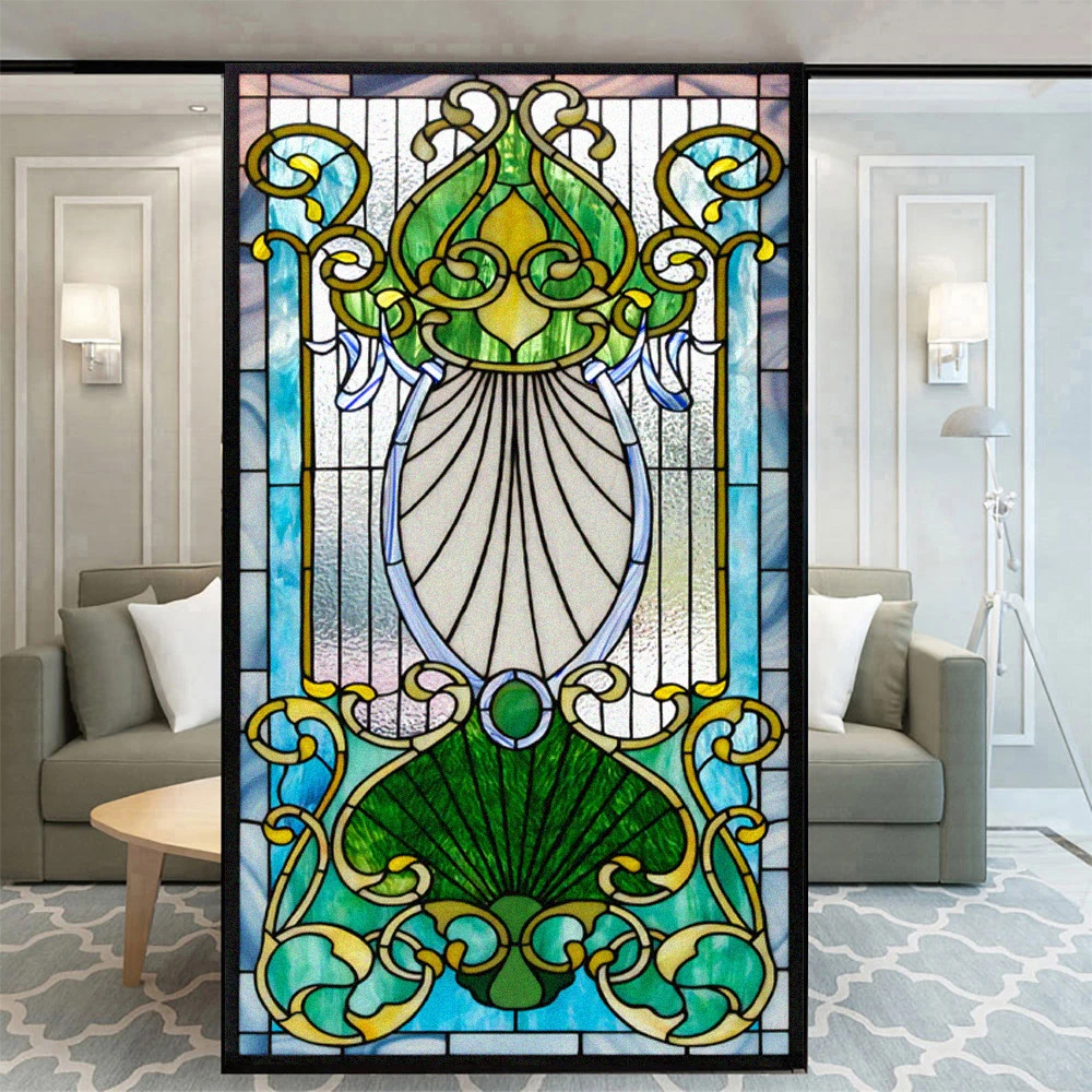 Оконная пленка в церковном стиле электростатические наклейки стеклянные