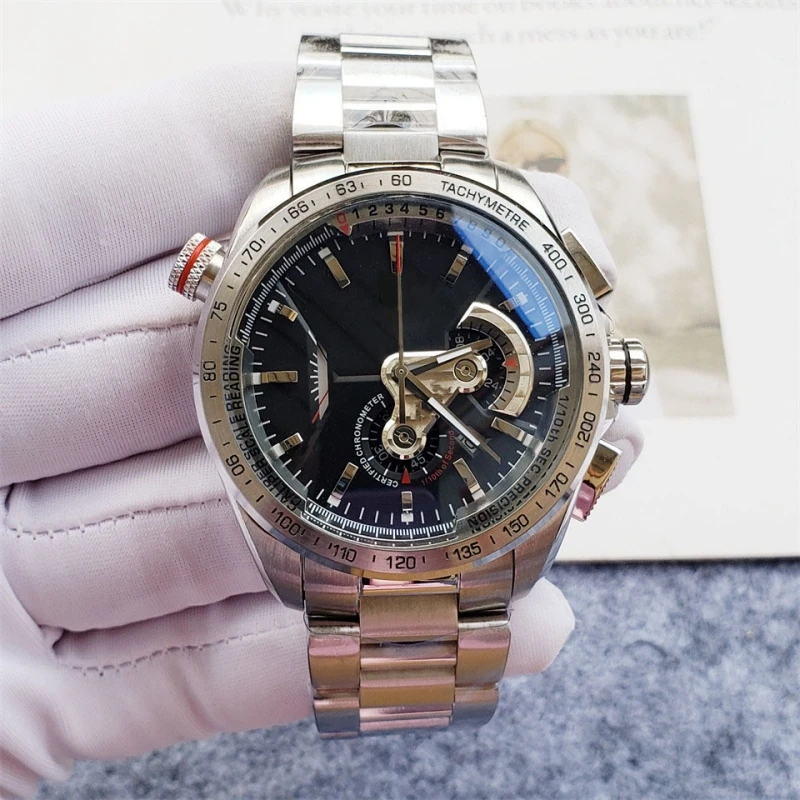 

Мужские автоматические кварцевые часы из нержавеющей стали 904L 45 мм