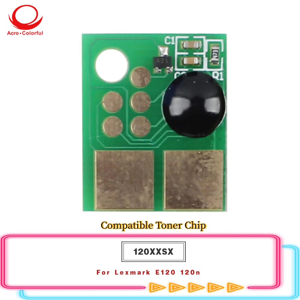 

2K Compatible 120XXSX Toner Cartridge Chip For Lexmark E120 120n Laser Printer