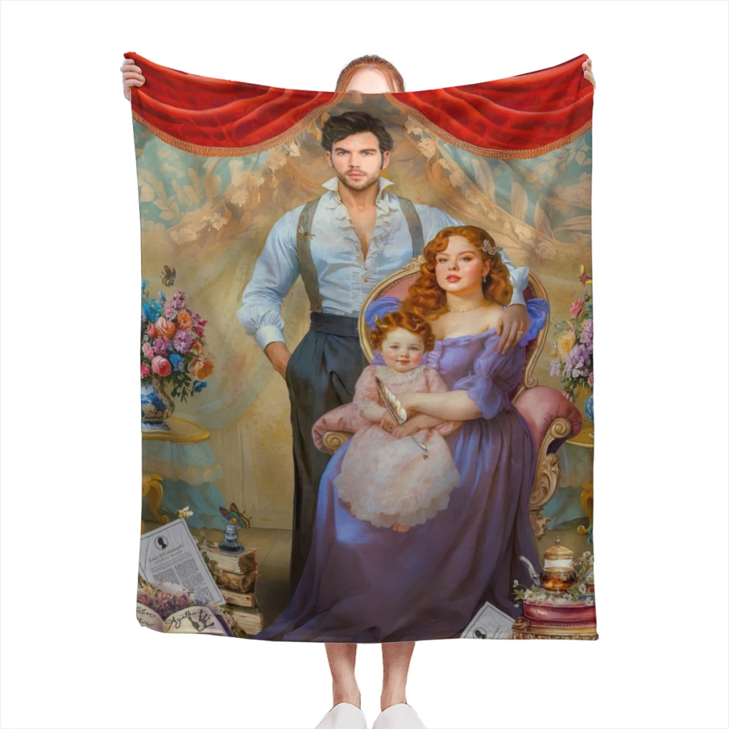 Одеяла Penelope and Colin Bridgerton теплые фланцевые одеяла мягкое и удобное одеяло для