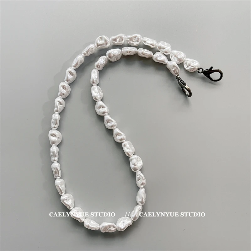 Цепочка для сумки 40-130 см нерегулярные жемчужные цепочки сумок уникальные