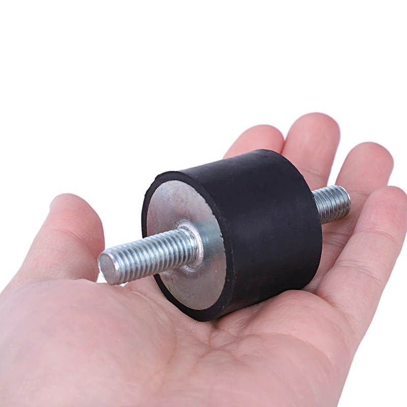 4 Штуки Резинового амортизатора M10 с двойной внешней резьбой Резиновый
