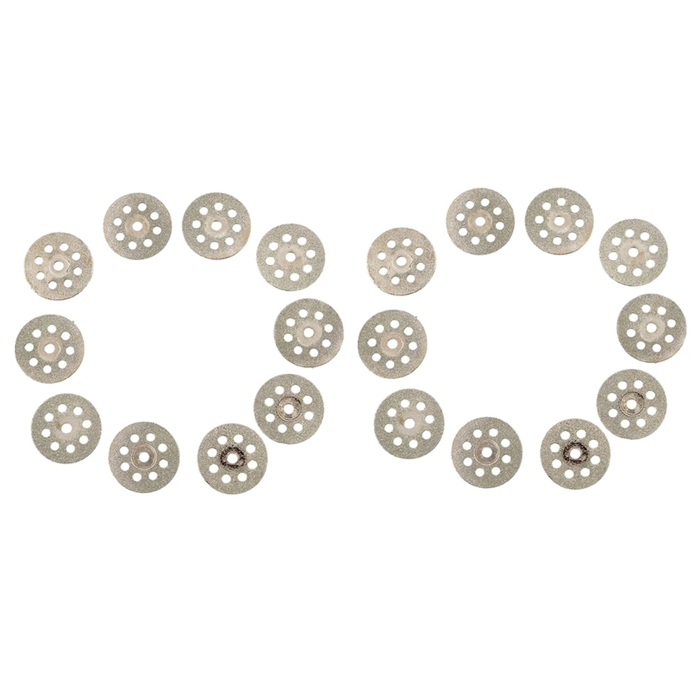 

20PCS Mini 22mm Diamond Cutting Disc Saw Blade Mill Sheet