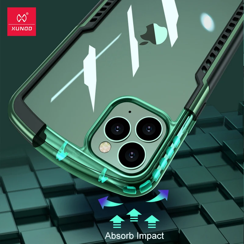 For iPhone 11 Case Shockproof Airbags Powerful Armor Back Cover for iPhone XR for iPhone 11 Pro Max for iPhone XS MAX XUNDD