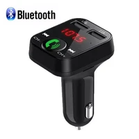 car bluetooth 5 0 fm transmitter aux audio receiver handfree car kit auto mp3 player 2 1a dual usb fast charger car accessories