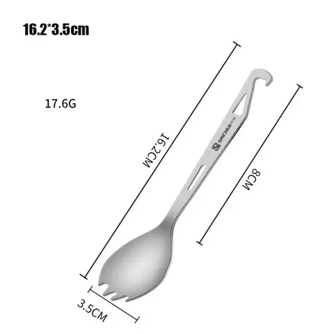 Портативная титановая ложка