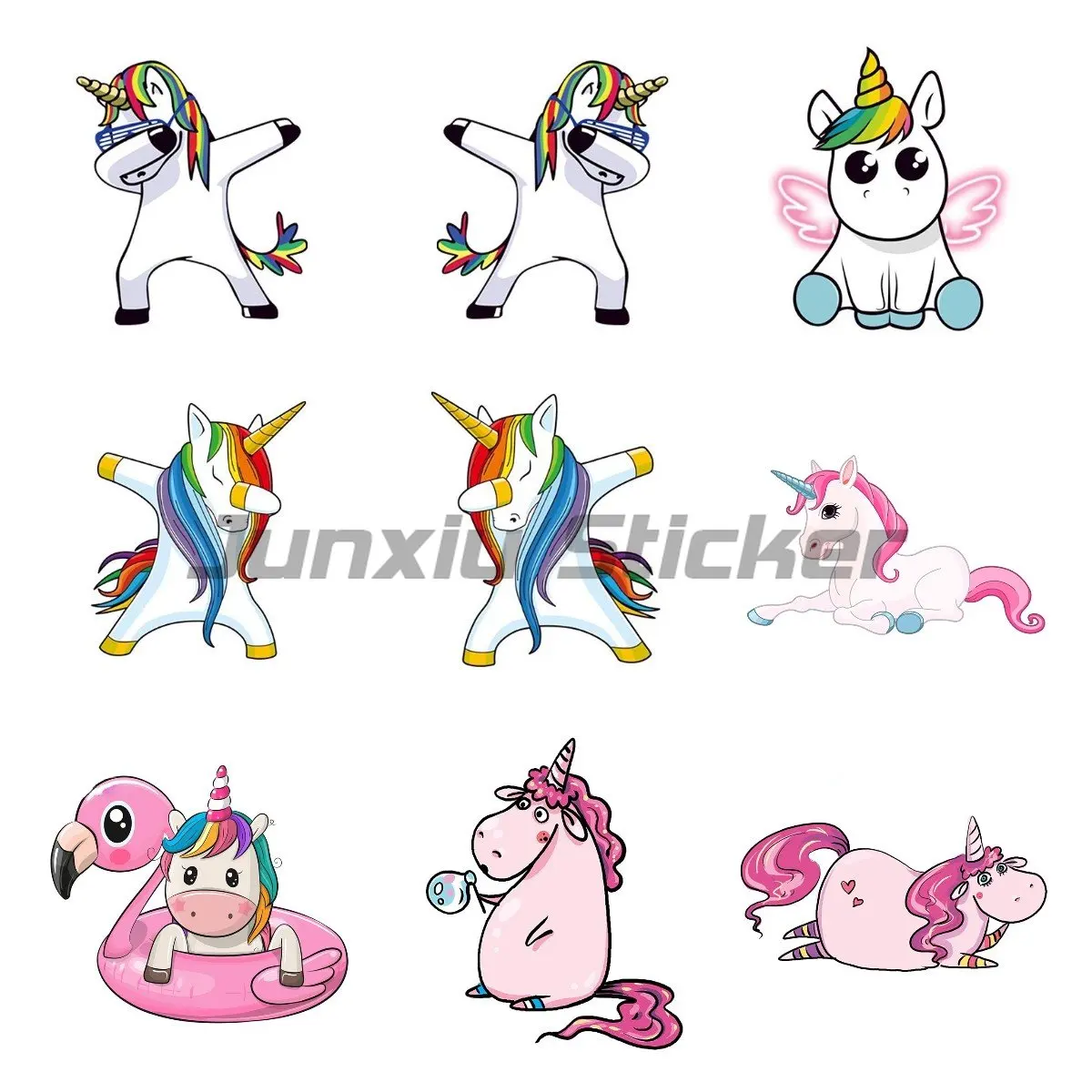 

Милый Единорог рок звезда аниме наклейка на автомобиль Декор мотоцикл внедорожник ноутбук багажник гитара ПВХ Виниловая наклейка s