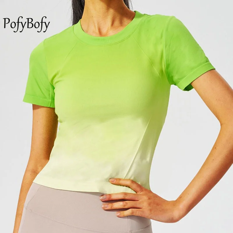 PofyBofy модная облегающая футболка с круглым вырезом и коротким рукавом для