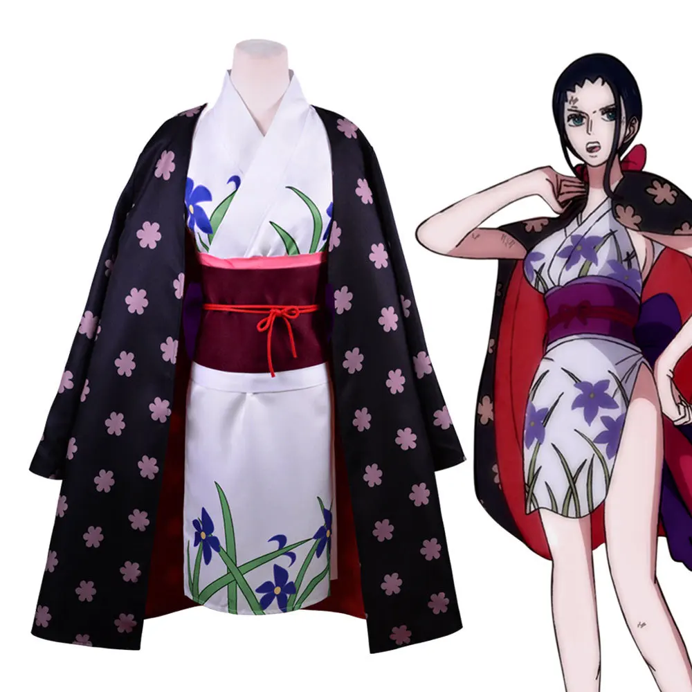 

Japanese anime Nico Robin cosplay cost Nico Robin kimono suit Halloween Suit