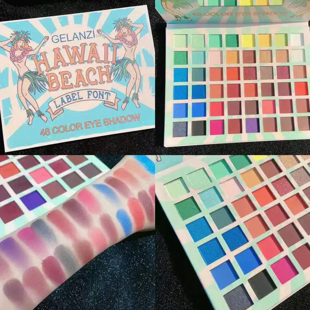 

GELANZI Makeup Gorgeous 48Color Make Up Palette Matte Cosmetic Pigment Eye Shadow Bronzer Girls Cosmetics Korean Beauty Makeup