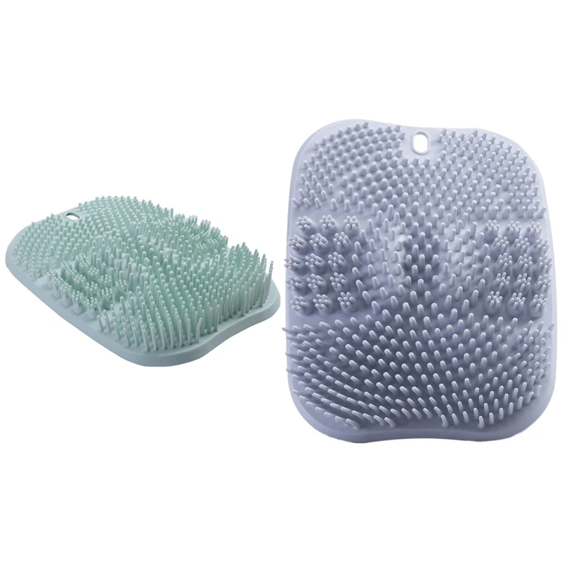 

2 шт., антискользящие коврики для ванной, зеленого и серого цвета