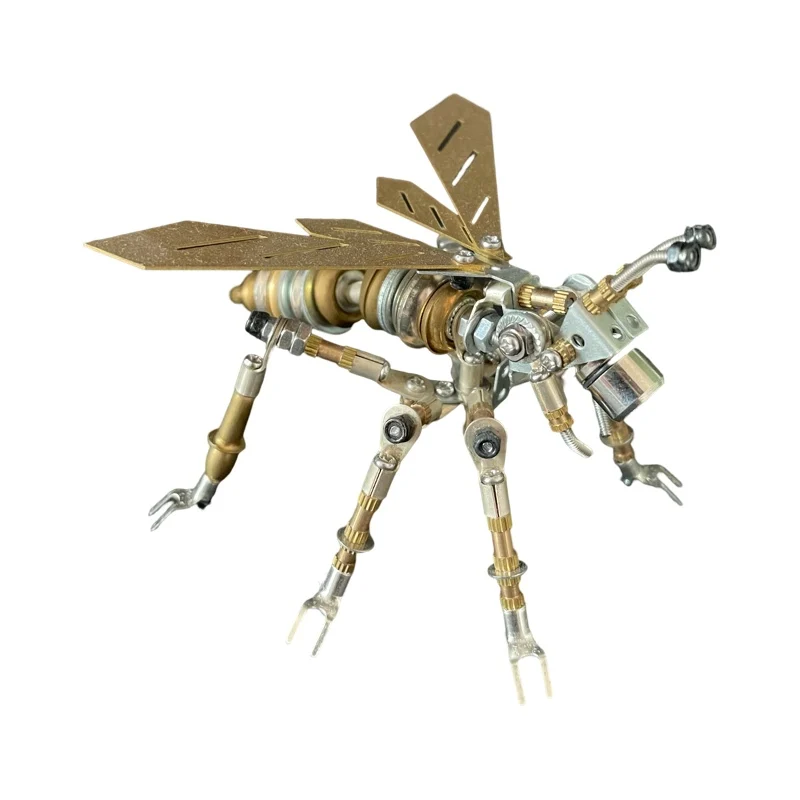 

Little Bee Metal Mechanical Assembly Model Kit Decoration 3D Metal Puzzle Animal Model Kit for Kids Adults Gift