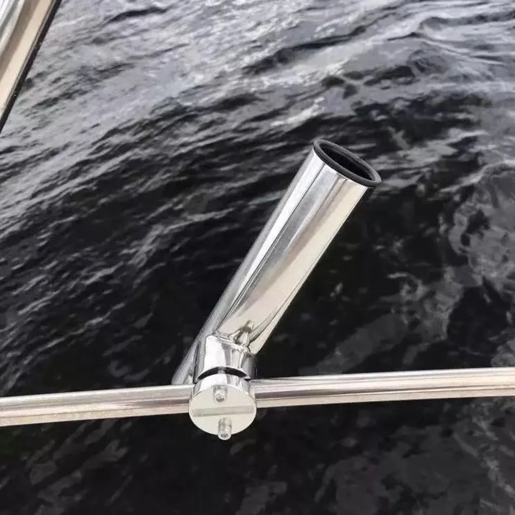

Fishing Rod Holder Mount Rack Durable Corrosion-proof Bracket Polishing Clamp Rails Boat Hardware Tackle Accessories