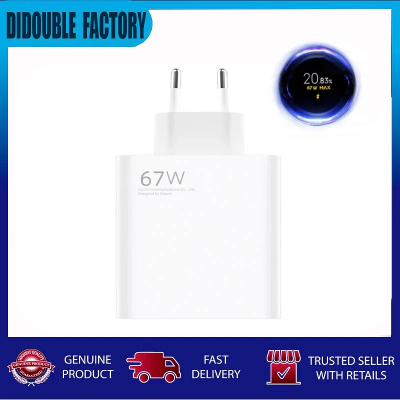 

For Xiaomi Charger 67W EU Original Fast Charge Power Adapter 6A Type C Data Cable For Xiaomi Mi 12 11 11i Redmi K50 Note 11 Poco
