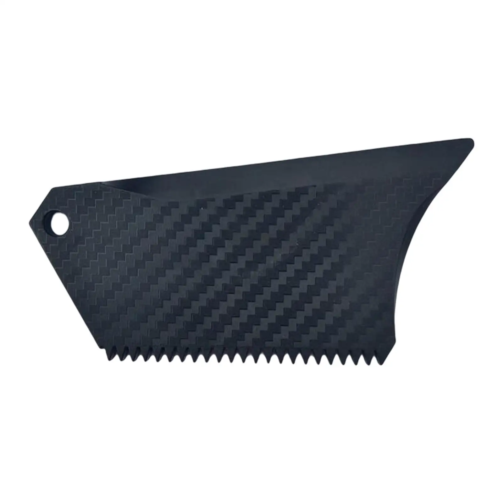 Портативный восковой гребень для серфинга Черный инструмент очистки зубчатые