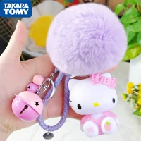 hello kitty key chain gift sanrio cute plush toys pendant dolls kawali bag key chain pendant keyring bag hanging jewelry 8cm