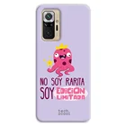 FunnyTechЧехол для Xiaomi Redmi Note 10 Pro l, чехол с фразой I am not radita I am limited edition на фиолетовом фоне