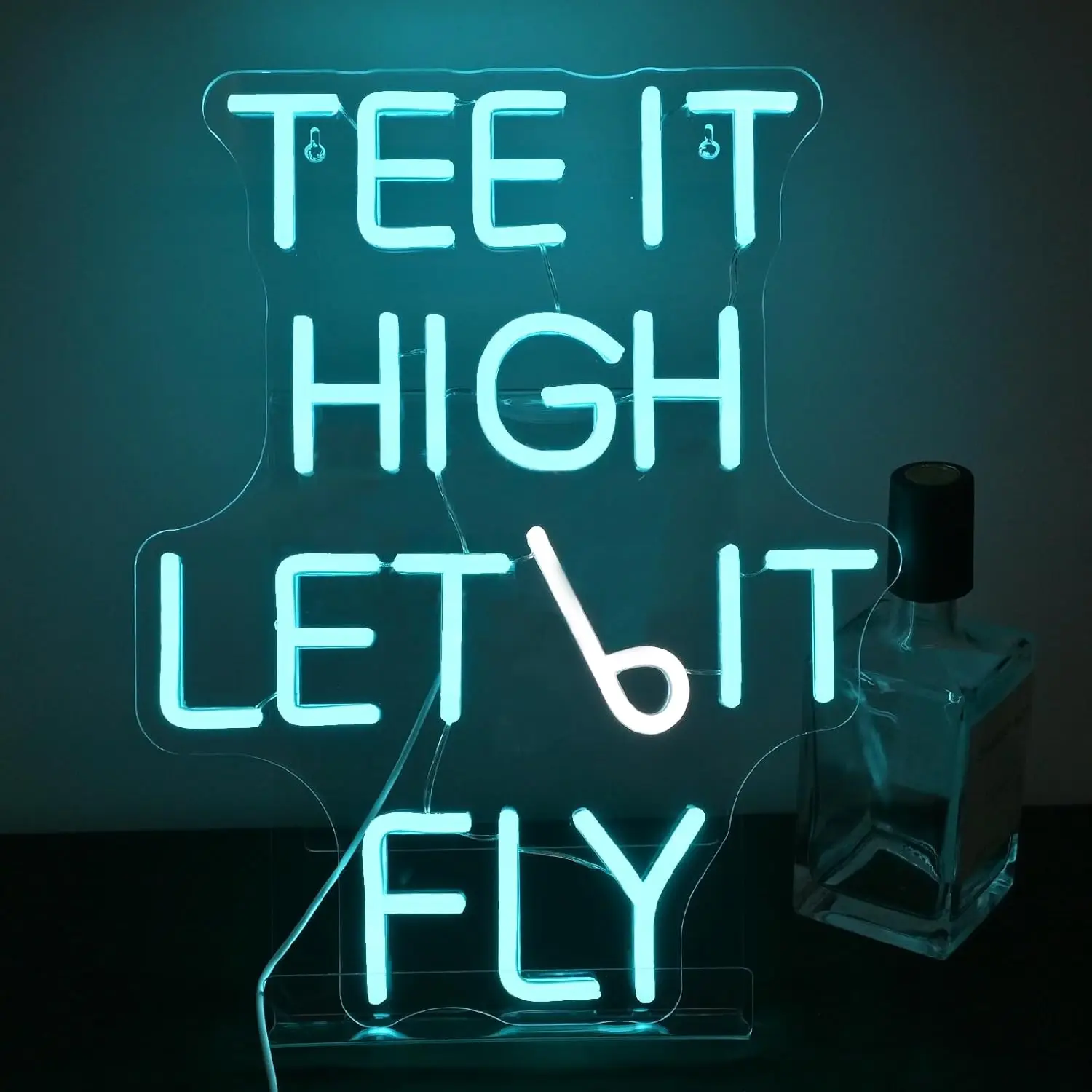 Tee It High Let Fly Neon Sign Led Lights Letter Room Decoration For Golf Gym Sports Club Office Bar вечерние Decor