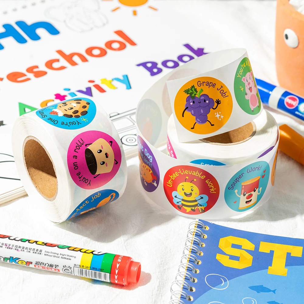 1000 Шт. Вдохновляющие Забавные Наклейки Искусственные Продукты Питания