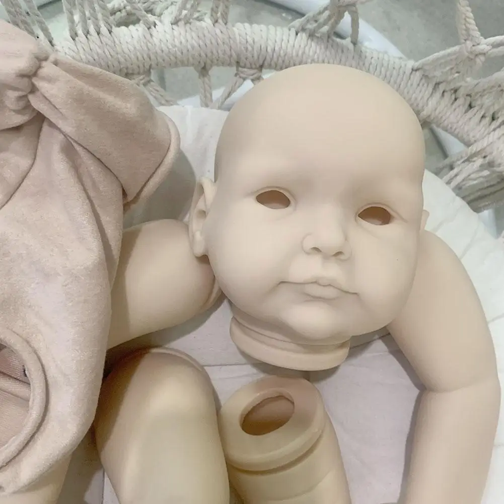 

22 Inches Soft Vinyl Reborn Dolls Kit Hand Made Baby Diy Reborn Dolls Kit Toy Diy For Fun Parts Unfinished Dolls With Eyes V3q0