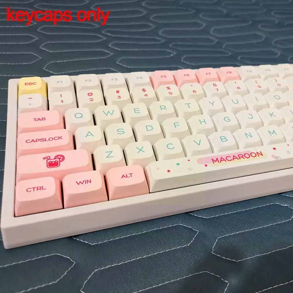 

Macarone Theme Pbt Cap 142 S Mechanical Board Caps Xda Height Thermal Dye-sublimation For Mx Switch P4z9