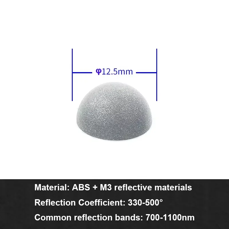 Фото Маркеры для захвата движения FY Hemispherical, оптические отражающие маркеры 6 мм, 10 мм, 14 мм для медицинских и VR-приложений, анимации №3