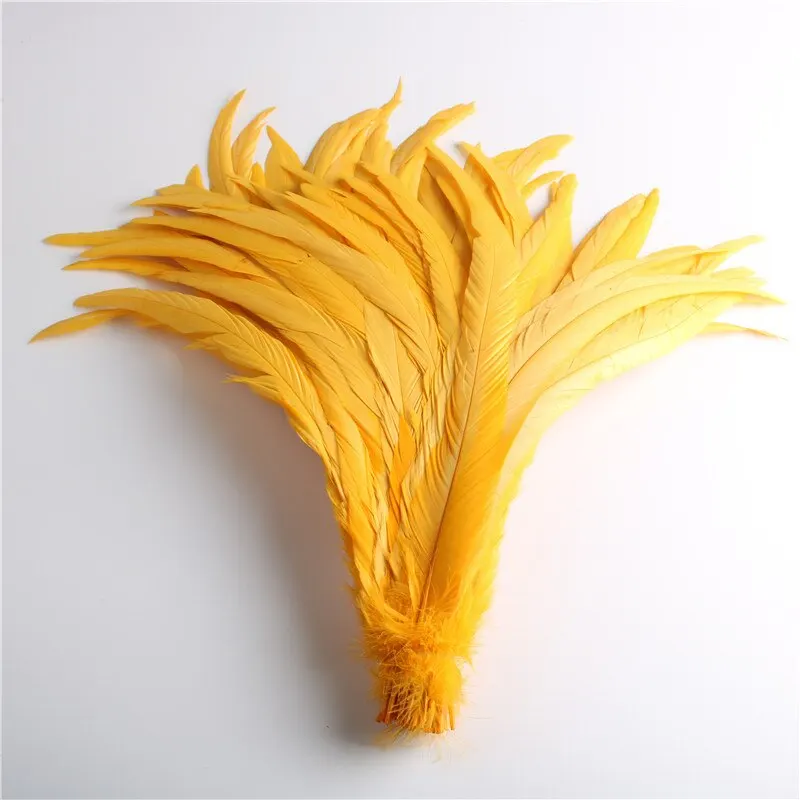 

30pcs Natural Cock Tail Feathers 25-40cm / 10-16inch Clothing Decoration Stage Performance Rooster Tail Feathers Plume Wholesale