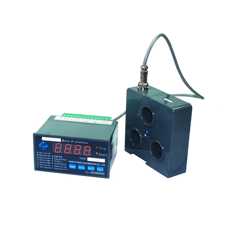 

Earth Fault Relay Overload Digital Protect Device Multifunction Electric Motor Protection Relay