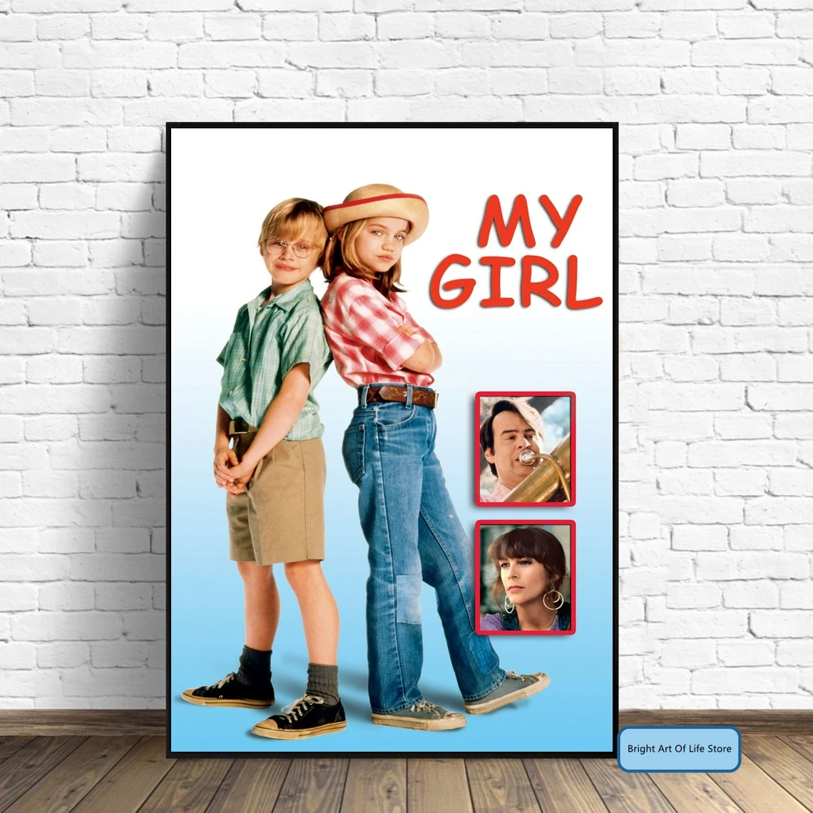 

Моя девушка (1991) фильм плакат Обложка фото печать холст настенное искусство домашний Декор (без рамки)