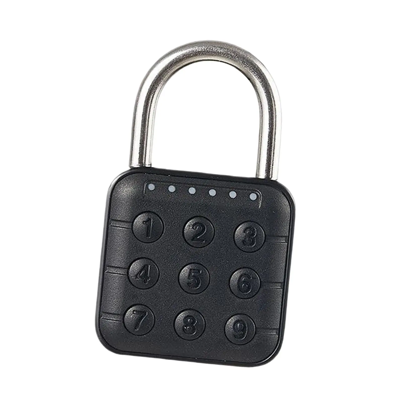 

Weatherproof Padlock Resettable Portable Outdoor Button Combination Padlock for Lockers Luggage Hasp Cabinet Suitcase Case