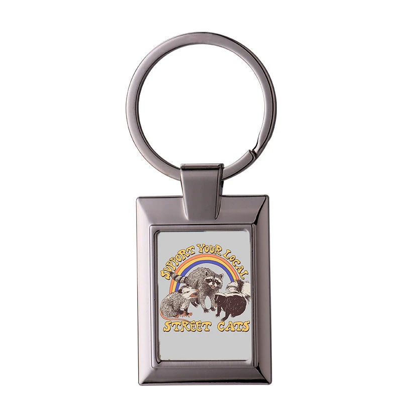 

Street Cats Fqc Keychain Ring Jewelry Accessory Customize Fashion Heart Keyring