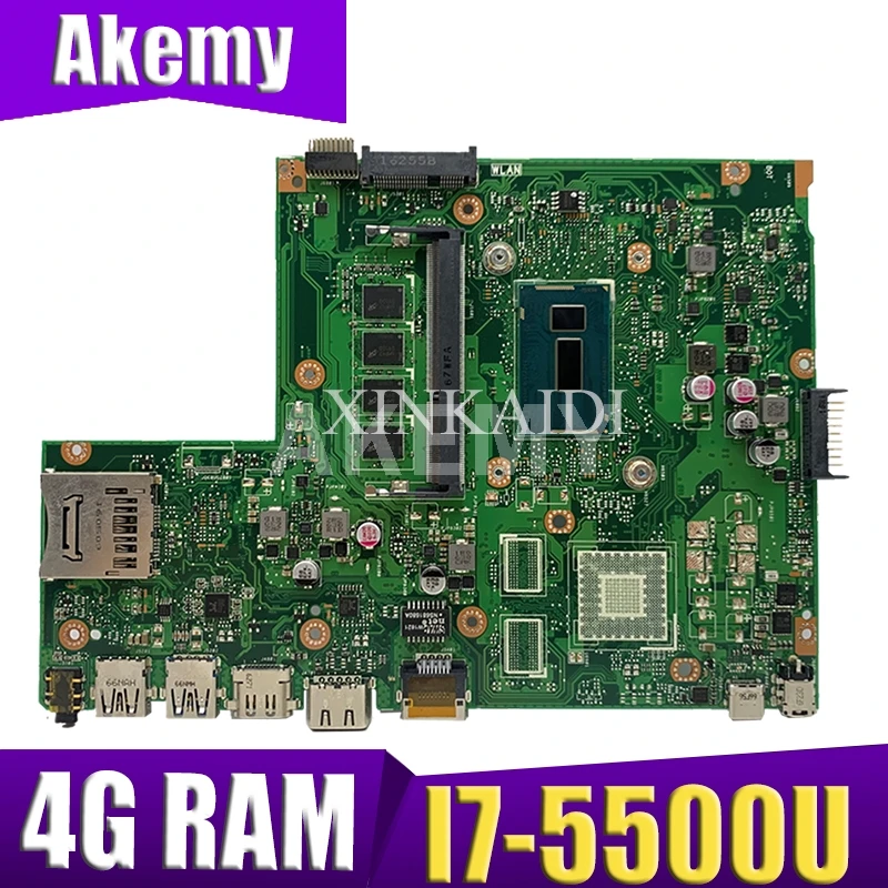 

Akemy X540LA для ASUS X540L F540LA X540LJ материнская плата для ноутбука 4G оперативная память Φ REV2.1 тест перед отправкой работает 100%