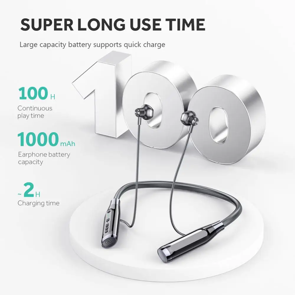 

Tws Earbuds Music 1000mah Bluetooth Headset Ultra-long Standby Large Capacity Battery Sport Earphones Wireless Headphones