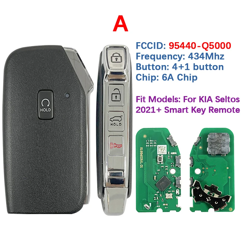 

Послепродажный смарт-ключ с чипом 6A FCC 95440-Q5000 Q5010 Q5200 Q5400 Q5410 Q5510 Q5700 Q5710 Q5900 Q7000 для KIA Seltos 2021+