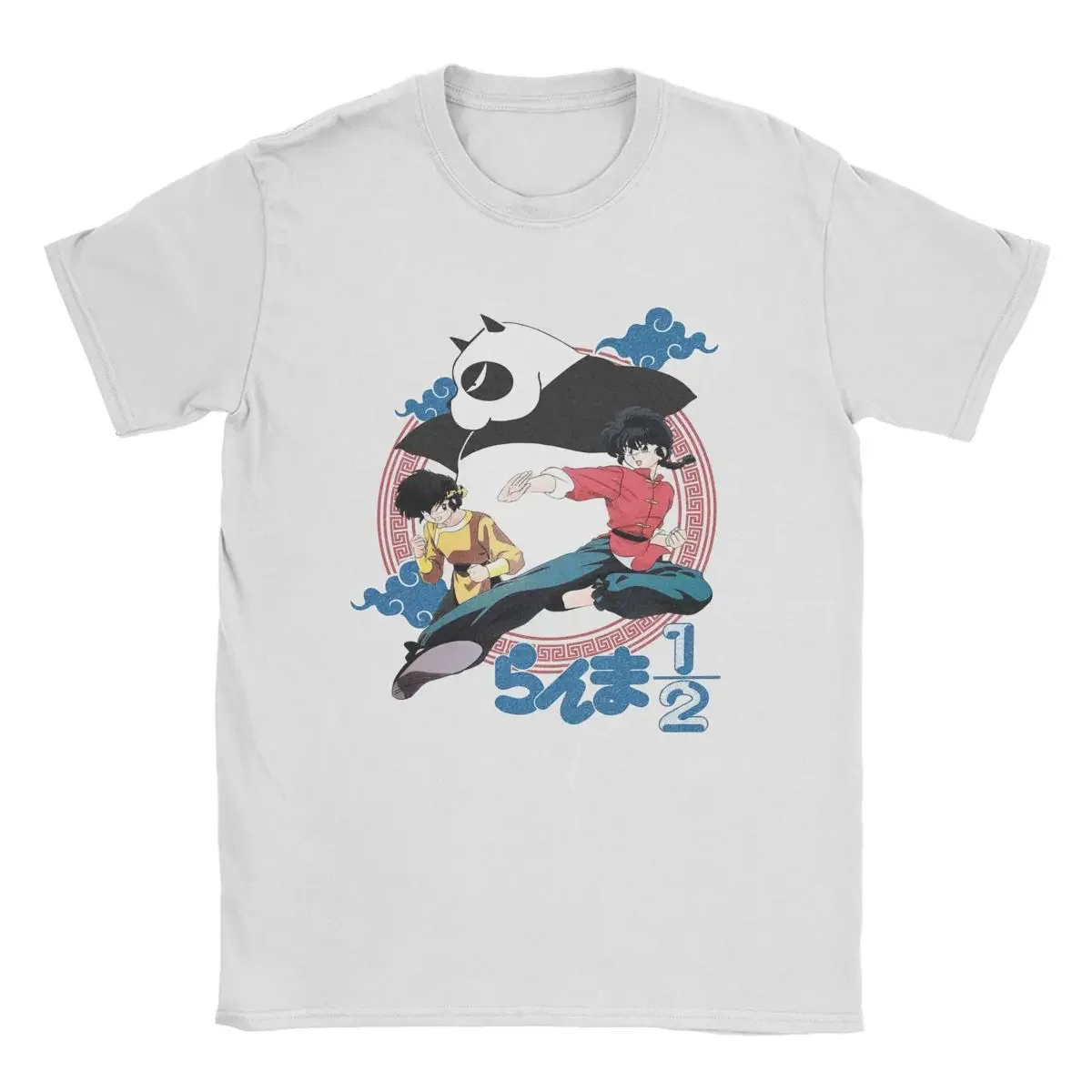 Ranma 1/2 аниме футболка мужские повседневные футболки с круглым вырезом и короткими