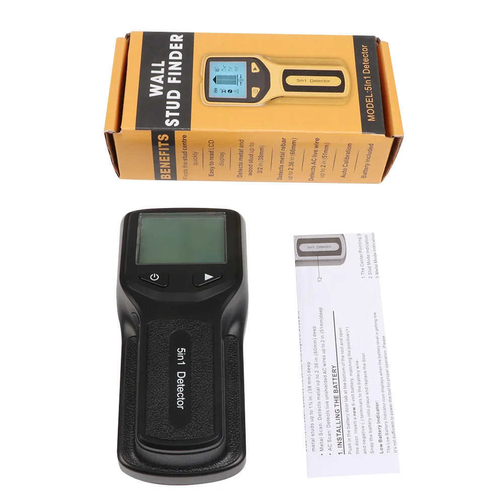Настенный детектор шпилек 5 в 1 сканер электронный многофункциональный настенный