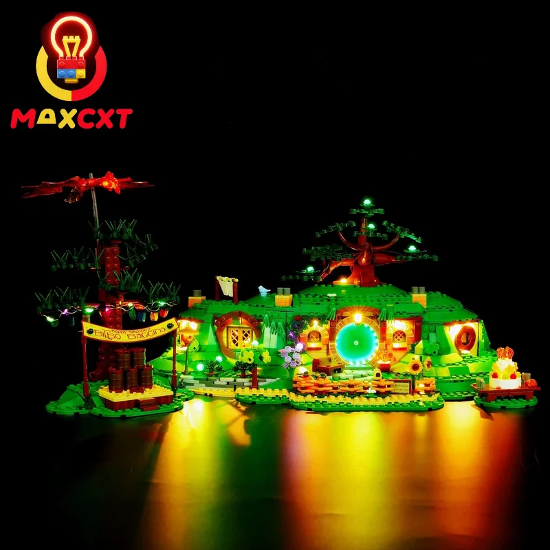 Фото Набор светодиодных фонарей MAXCXT для LEGO 10354. Володар колец: Шира. ™   Декоративная лампа своими руками с батарейным блоком №1